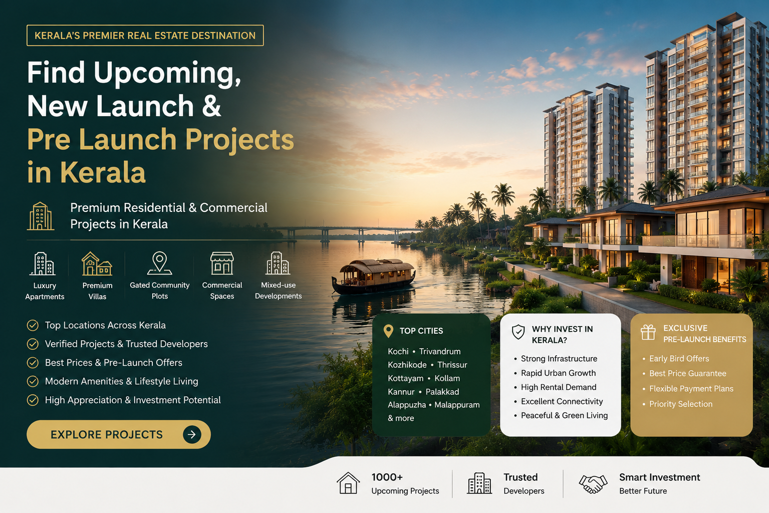 Upcoming Projects in Kerala